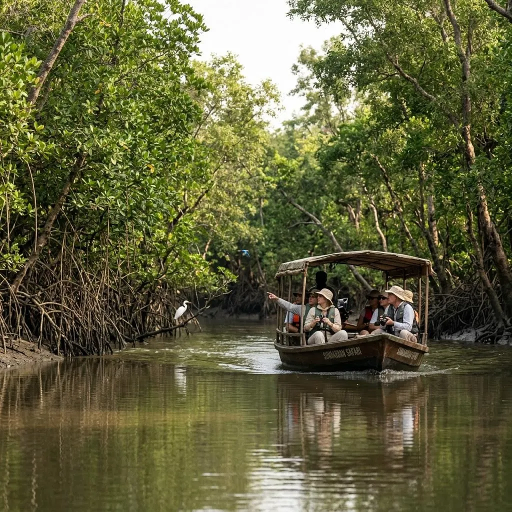 Boat Safari in Sundarban